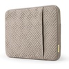 BAGSMART Lightweight Laptop Sleeve with Pocket, Protective Laptop Case(Warm Tan)