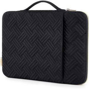 BAGSMART 13.3 inch Laptop Carrying Sleeve Case, Laptop Cover Compatible with 14 Inch MacBook Air Pro, Compatible with 13-13.3 inch HP, Dell, Lenovo,Asus Notebook,Black