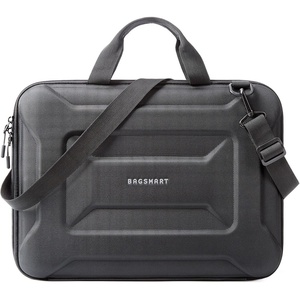 BAGSMART 15.6-16 inch Laptop Computer Case with Strap,Shockproof Waterproof Laptop Bag with Sturdy Handle(Black)