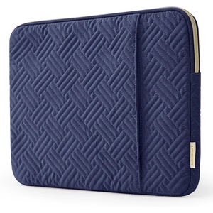 BAGSMART Lightweight Laptop Sleeve with Pocket, Protective Laptop Case(Navy Blue)