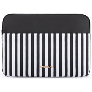 Laptop Sleeve Bag, BAGSMART Laptop Case Compatible with MacBook Air/Pro Retina,13-13.3 inch Notebook Compatible with MacBook Pro 14 inch 2021 2022 M1 Pro/Max A2442, Computer Bag with Pocket, Black