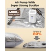 BAGSMART 18 Pack PA+PE Travel Vacuum Bags with Wireless Pumpe(Gray)