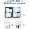 BAGSMART Compression Packing Cubes – 6 Set Travel Packing Cubes for Suitcases, Compression Suitcase Organizers with Shoe Bag