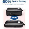 BAGSMART Compression Packing Cubes, Lightweight Travel Essentials(Deep Black)