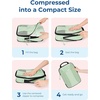 BAGSMART Compression Packing Cubes, Lightweight Travel Essentials(Kohlrabi Green)