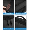 BAGSMART Compression Packing Cubes for Travel, 6 Set Luggage Organizer Bags(04-Black)
