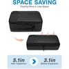 BAGSMART Compression Packing Cubes for Travel, 6 Set Luggage Organizer Bags(04-Black)