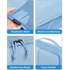 BAGSMART Compression Packing Cubes for Travel, 6 Set Luggage Organizer Bags(Sky Blue)