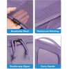 BAGSMART Compression Packing Cubes for Travel, 6 Set Luggage Organizer Bags(Violet)