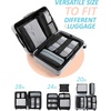 BAGSMART Keep Shape Packing Cubes, 7 Set for Travel, Lightweight Cubes, Suitcase Organizer Bags Set for Essentials