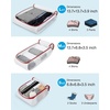 BAGSMART Keep Shape Packing Cubes for Travel, 6 Set Travel Cubes for Packing, Lightweight Suitcase Organizer Bags Set for Travel Essentials(Mondrian)