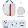 BAGSMART Keep Shape Packing Cubes for Travel, 6 Set Travel Cubes for Packing, Lightweight Suitcase Organizer Bags Set for Travel Essentials(Mondrian)