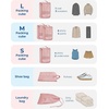 BAGSMART Packing Cubes for Travel, Compression Packing Cubes for Airplane Travel Essentials