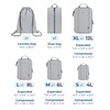 BAGSMART Water-Resistant Packing Cubes – 6 PCS Travel Essentials, Compression Packing Cubes for Suitcases, Lightweight, Grey