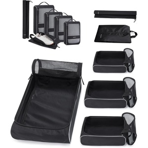 BAGSMART Packing Cubes for Travel, Compression Packing Cubes for Airplane Travel Essentials