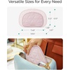 BAGSMART Travel Jewelry Case Jewelry Organizer Storage Roll Rings Necklaces Earrings Bracelets Brooches Watch Large Portable Light Pink(A-Light Pink)