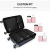 BAGSMART Keep Shape Packing Cubes for Travel, 6 Set Travel Cubes for Packing, Lightweight Suitcase Organizer Bags Set for Travel Essentials