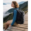 BAGSMART Carry On Travel Backpack, 17 Inch Large Travel backpack Carry On Flight Approved, Anti-theft Personal Item Backpack Travel Bag With Shoe Bag, 30L Water Resistant Casual Daypack, Beige(Black)