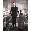 BAGSMART Carry-On Luggage Airline Approved, 20 inch Expandable Suitcase with Duffel bag, Softside Lightweight Suitcases with Spinner Wheels, Gray