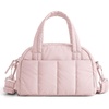 BAGSMART Crossbody Bags for Women, Puffy Travel Small Purse Wallet Handbags(Baby Pink)