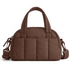 BAGSMART Crossbody Bags for Women, Puffy Travel Small Purse Wallet Handbags(Coffee Brown)