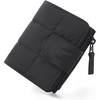 BAGSMART Women’s Wallets, Puffy RFID Blocking Bifold Card Holder Wallet(Black)