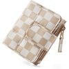 BAGSMART Women’s Wallets, Puffy RFID Blocking Bifold Card Holder Wallet(Checkered)