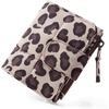 BAGSMART Women’s Wallets, Puffy RFID Blocking Bifold Card Holder Wallet(Leopard)