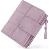BAGSMART Women’s Wallets, Puffy RFID Blocking Bifold Card Holder Wallet(Purple)