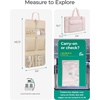 BAGSMART Garment Bags for Travel Foldable Carry on Suit Carrier for Hanging Clothes Stylish Dress Carrier Large Convertible Weekender Garment Bags for Women Men(Puffy Camel)