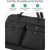BAGSMART Large Garment Bags for Travel, Carry on Garment Bags for Hanging Clothes, Travel Suit Bag for Shirts Dresses Coats, Black(1-Black)